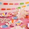8 Count Candy World Wrapped Candy Shaped Paper Dessert Plates 7.5 Inch Disposable Tableware for Candy Party